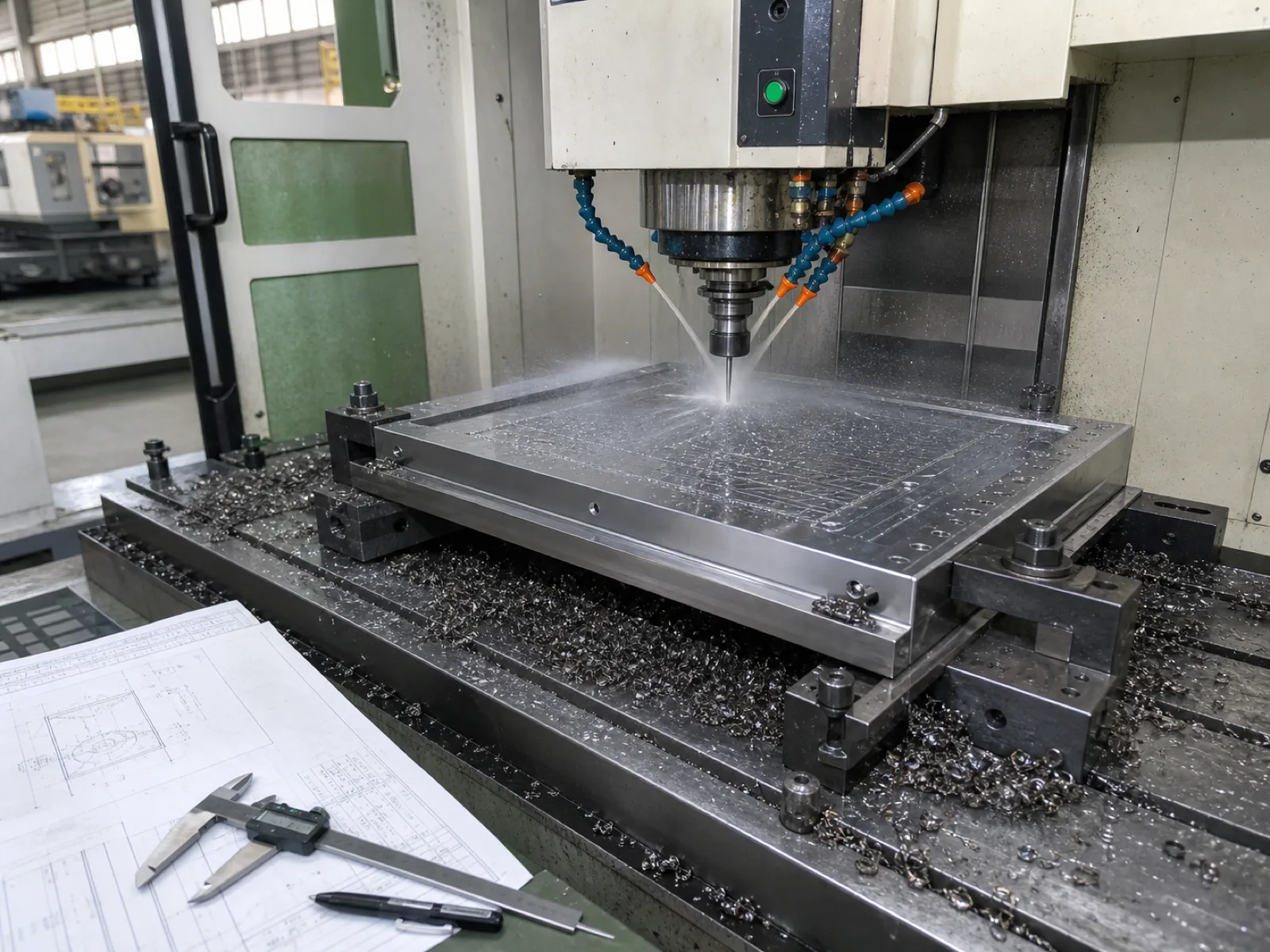 Wetop Silicone in-house mold-making CNC machining P20 steel tooling for a custom silicone kitchen mat program in Dongguan