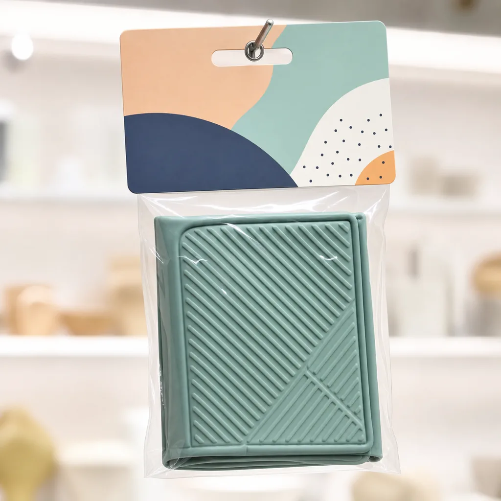 Retail peg hangtag — retail packaging format