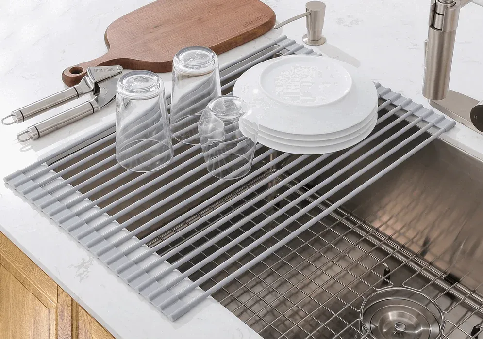 Silicone kitchen drying rack — Wetop custom OEM